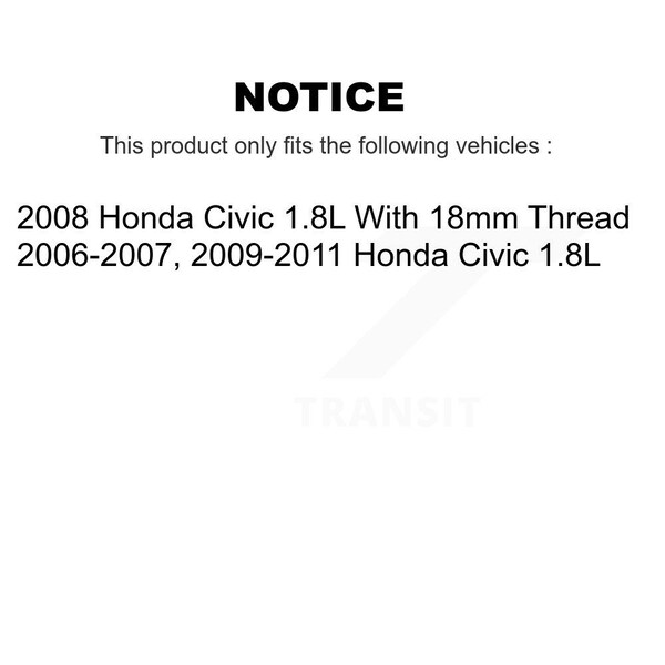 Front Outer & Inner Steering Tie Rod End Kit For Honda Civic 1.8L